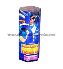 Fireworks - 200G Multi-Shot Cake Aerials - INTERPLANETARY FIGHTING