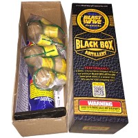 Fireworks - Reloadable Artillery Shells - Black Box Artillery Shells 6 Shot Reloadable Artillery