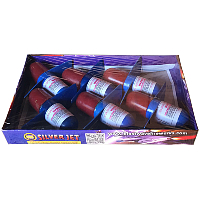 Fireworks - Sky Flyer & Helicopters - Silver Jet 6 Piece