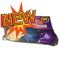 Fireworks - Smoke Items - Big Color Smoke Balls 3 Piece