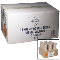 Fireworks - Wholesale Fireworks - 9 Shot 2 inch Double Break Nishiki Willows Wholesale Case 2/1