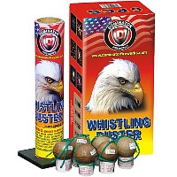 Fireworks - Reloadable Artillery Shells - Whistling Artillery 6 Shot Reloadable Artillery