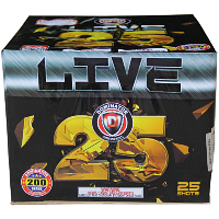 Fireworks - 200G Multi-Shot Cake Aerials - Live 25 200g Fireworks Cake