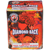 Fireworks - 200G Multi-Shot Cake Aerials - Diamond Back 200g Fireworks Cake