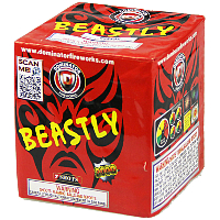 Fireworks - 200G Multi-Shot Cake Aerials - Beastly 200g Fireworks Cake