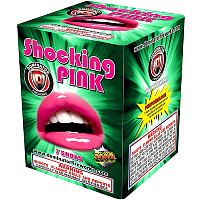 Fireworks - 200G Multi-Shot Cake Aerials - Shocking Pink 200g Fireworks Cake