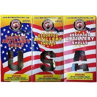 Fireworks - Reloadable Artillery Shells - Assorted Artillery Shells Reloadable Artillery