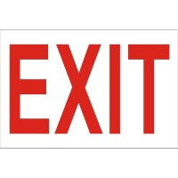 Fireworks - Fireworks Promotional Supplies - Plastic Exit Sign