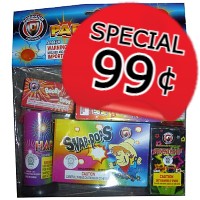 Fireworks - Fireworks Assortments - 99 CENT SPECIAL Par-Tee Bag Fireworks Assortment