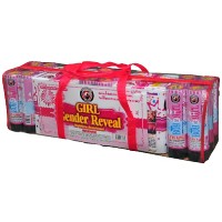 Fireworks - 200G Multi-Shot Cake Aerials - Gender Reveal Night Assortment Girl