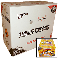 Fireworks - Wholesale Fireworks - 3 Minute Time Bomb 500g Wholesale Case 3/1