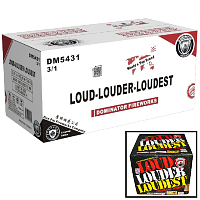 Fireworks - Wholesale Fireworks - Loud-Louder-Loudest 500g Wholesale Case 3/1