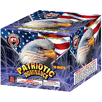 Fireworks - 500G Firework Cakes - Patriotic Dominance 500g Fireworks Cake