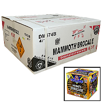 Fireworks - Wholesale Fireworks - Mammoth Brocade Pro Level 500g Wholesale Case 4/1