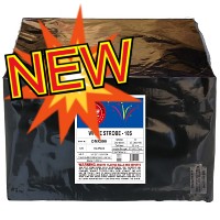 Fireworks - 500G Firework Cakes - 10 Shot Vertical 2 inch White Strobe Shells 500g Fireworks Cake