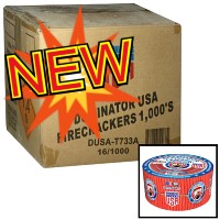 Fireworks - Wholesale Fireworks - Dominator USA Firecrackers 1000s Wholesale Case 16/1