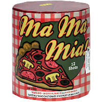 Fireworks - 200G Multi-Shot Cake Aerials - Mama Mia 200g Fireworks Cake