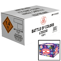 Fireworks - Wholesale Fireworks - Battle of Colors 200g Wholesale Case 12/1