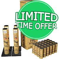 Fireworks - Reloadable Artillery Shells - Limited Time Offer Raging Bull 5 inch Artillery 24 Shot Reloadable Artillery