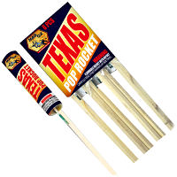 Fireworks - Sky Rockets - Texas Pop Rocket 12 Piece