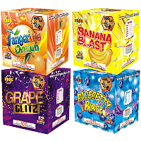 Fireworks - 200G Multi-Shot Cake Aerials - Fruit Punch 200g Fireworks Assortment