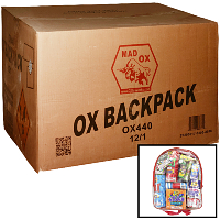 Fireworks - Wholesale Fireworks - Ox Backpack Assortment Wholesale Case 12/1