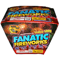 Fireworks - 500G Firework Cakes - Fanatic Fireworks 500g Fireworks Cake