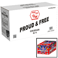 Fireworks - Wholesale Fireworks - Proud & Free 500g Wholesale Case 8/1