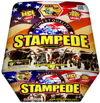 Fireworks - 500G Firework Cakes - Stampede 104 Shots 500g Fireworks Cake