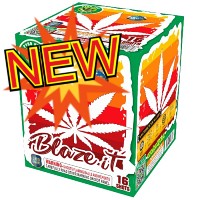 Fireworks - 200G Multi-Shot Cake Aerials - Blaze It 200g Fireworks Cake