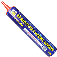 Fireworks - Roman Candles - The Big Stubby 80 Shots Scrambling Comet