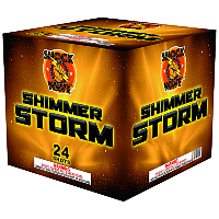 Fireworks - 200G Multi-Shot Cake Aerials - Shimmer Storm 200g Fireworks Cake