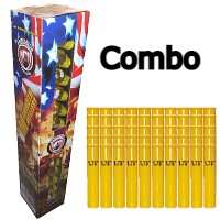 Fireworks - Reloadable Artillery Shells - Mammoth Artillery Mortar Fireworks Combo