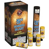 Fireworks - Reloadable Artillery Shells - 5 inch Nishiki Canister Shells 6 Shot Reloadable Artillery