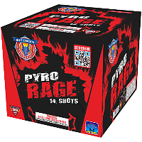 Fireworks - 500G Firework Cakes - Pyro Rage 500g Fireworks Cake