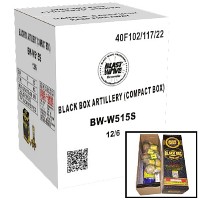 Black Box Artillery Shells 6 Shot Reloadable Wholesale Case 12/6 Fireworks For Sale - Wholesale Fireworks 