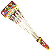 Fireworks - Sky Rockets - Funny Face Rocket 5 Piece