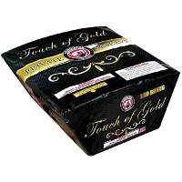 Touch of Gold 500g Fireworks Cake Fireworks For Sale - 500G Firework Cakes 