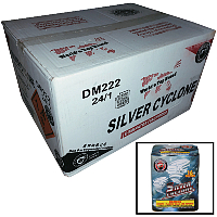 Silver Cyclone 200g Wholesale Case 24/1 Fireworks For Sale - Wholesale Fireworks 