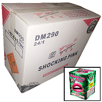 Shocking Pink 200g Wholesale Case 24/1 Fireworks For Sale - Wholesale Fireworks 