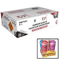 Summer Nights Fountain Wholesale Case 6/5 Fireworks For Sale - Wholesale Fireworks 