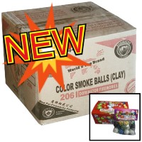 Color Smoke Balls Clay Wholesale Case 120/12 Fireworks For Sale - Wholesale Fireworks 