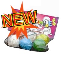 Fireworks - Smoke Items - Color Smoke Balls Clay 6 Pieces