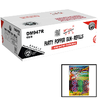 Party Popper Gun Refill Wholesale Case 60/6 Fireworks For Sale - Wholesale Fireworks 