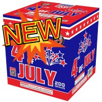 4th of July 200g Fireworks Cake Fireworks For Sale - 200G Multi-Shot Cake Aerials 