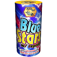 Fireworks - 200G Multi-Shot Cake Aerials - Blue Stars with Reports 200g Fireworks Cake