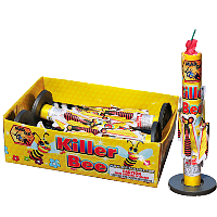 Killer Bee Fountain 4 Piece Fireworks For Sale - Fountain Fireworks 