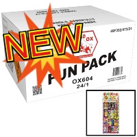 Mad Ox Fun Pack Fireworks Assortment Wholesale Case 24/1 Fireworks For Sale - Wholesale Fireworks 